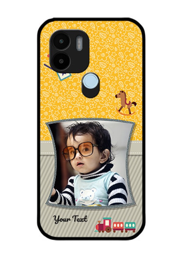 Xiaomi Redmi A2 Plus Personalized Glass Phone Case - Baby Picture Upload Design