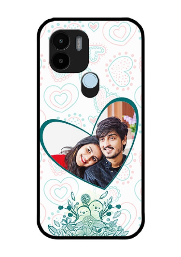 Xiaomi Redmi A2 Plus Photo Printing on Glass Case - Premium Couple Design