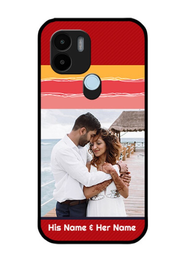 Xiaomi Redmi A2 Plus Custom Glass Mobile Case - Colorful Case Design