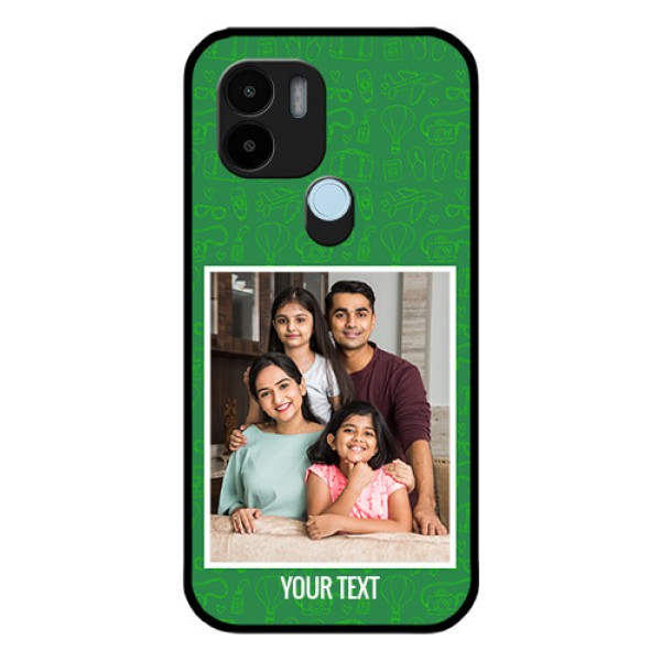 Xiaomi Redmi A2 Plus Personalized Glass Phone Case - Picture Upload Design Xiaomi Redmi A2 Plus Personalized Glass Phone Case - Picture Upload Design