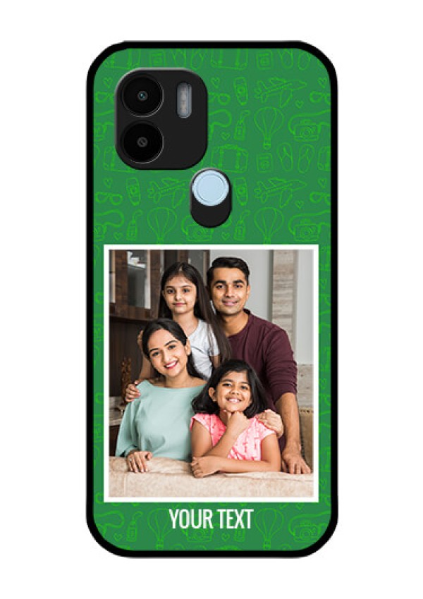 Xiaomi Redmi A2 Plus Personalized Glass Phone Case - Picture Upload Design