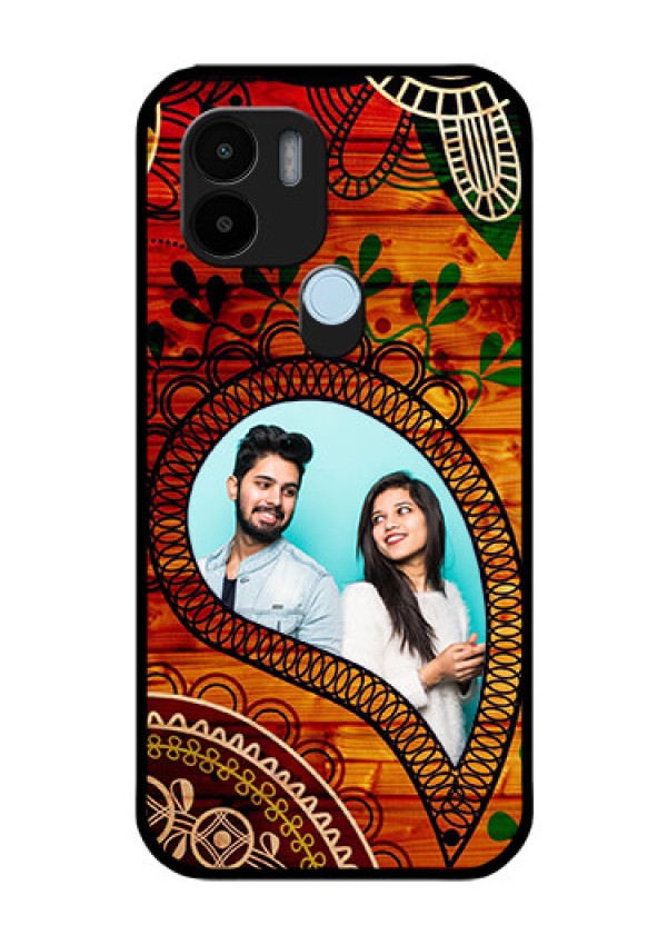 Xiaomi Redmi A2 Plus Personalized Glass Phone Case - Abstract Colorful Design