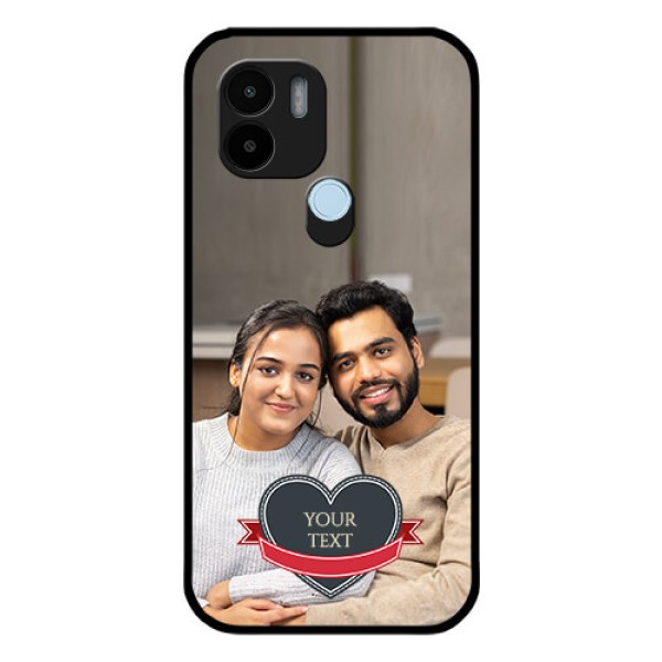 Xiaomi Redmi A2 Plus Custom Glass Phone Case - Just Married Couple Design Xiaomi Redmi A2 Plus Custom Glass Phone Case - Just Married Couple Design