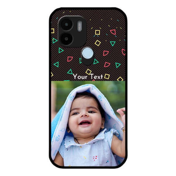 Xiaomi Redmi A2 Plus Custom Glass Phone Case - with confetti birthday design Xiaomi Redmi A2 Plus Custom Glass Phone Case - with confetti birthday design