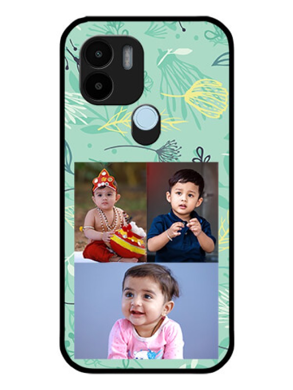 Custom Xiaomi Redmi A2 Plus Photo Printing on Glass Case - Forever Family Design