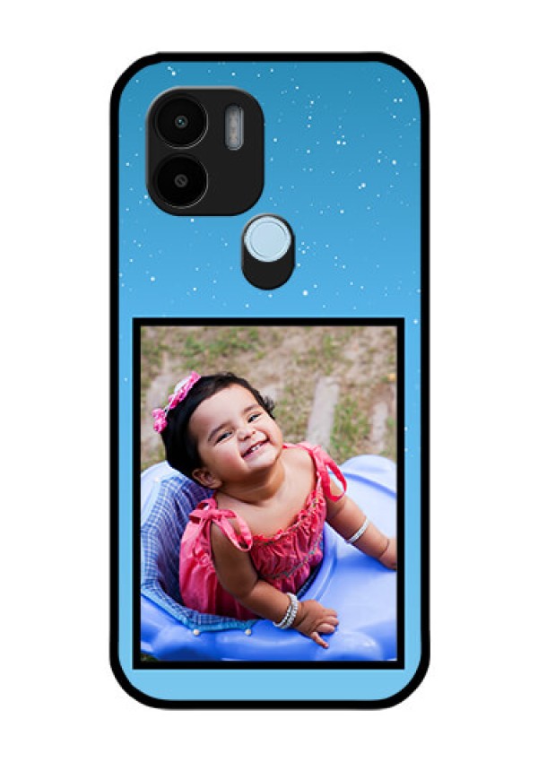 Xiaomi Redmi A2 Plus Custom Glass Mobile Case - Wave Pattern Colorful Design
