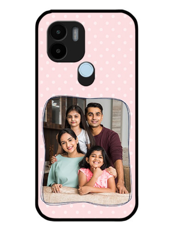 Custom Xiaomi Redmi A2 Plus Custom Glass Phone Case - Family with Dots Design