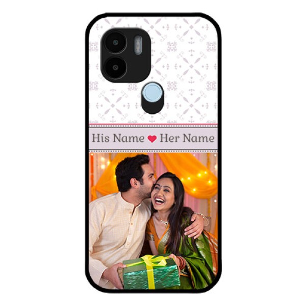 Xiaomi Redmi A2 Plus Custom Glass Mobile Case - with Photo and Ethnic Design Xiaomi Redmi A2 Plus Custom Glass Mobile Case - with Photo and Ethnic Design