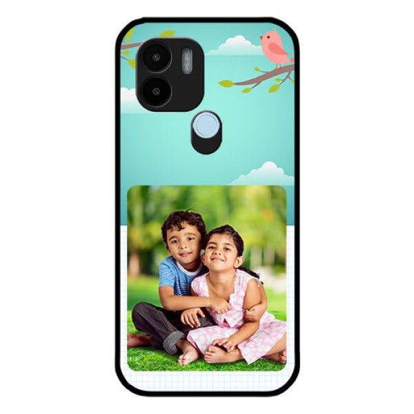 Xiaomi Redmi A2 Plus Photo Printing on Glass Case - Doodle love Design