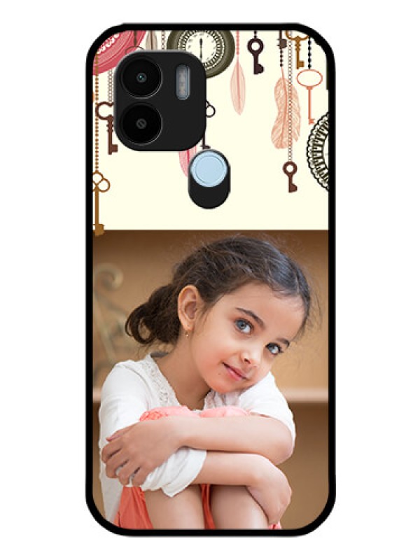 Custom Xiaomi Redmi A2 Plus Custom Glass Mobile Case - Boho Style Design