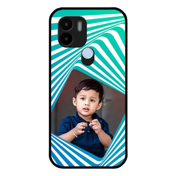 Xiaomi Redmi A2 Plus Personalized Glass Phone Case - Abstract Spiral Design Xiaomi Redmi A2 Plus Personalized Glass Phone Case - Abstract Spiral Design