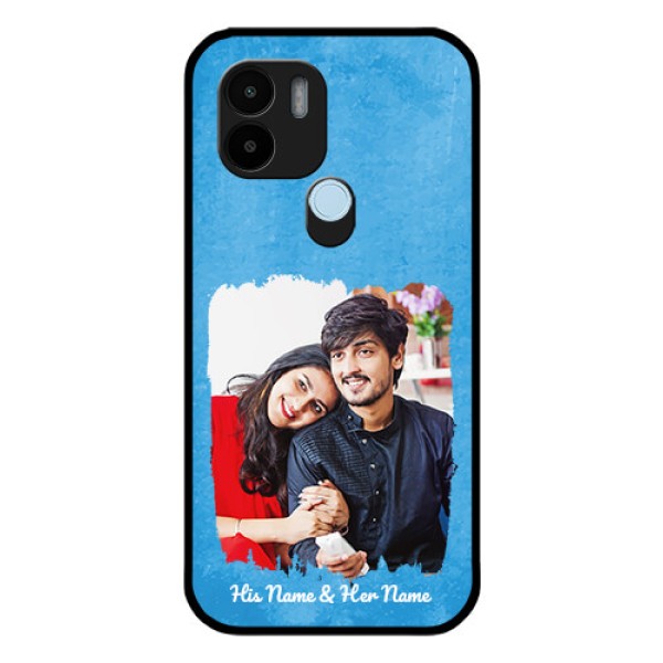 RedmiA2 Plus Custom Glass Phone Case - Blue Color Vintage Design RedmiA2 Plus Custom Glass Phone Case - Blue Color Vintage Design