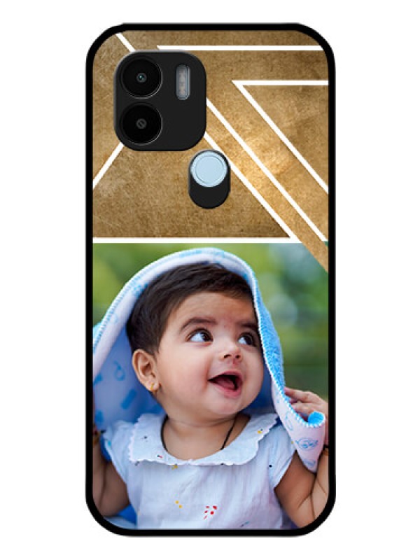 Custom Xiaomi Redmi A2 Plus Personalized Glass Phone Case - Gradient Abstract Texture Design