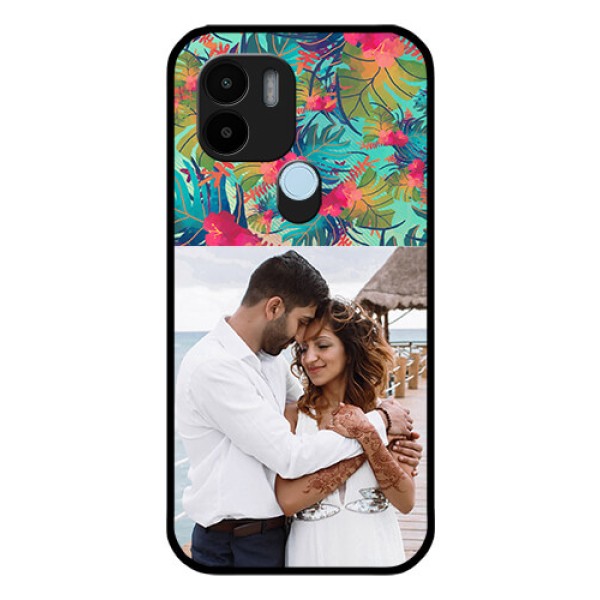 Xiaomi Redmi A2 Plus Photo Printing on Glass Case - Watercolor Floral Design Xiaomi Redmi A2 Plus Photo Printing on Glass Case - Watercolor Floral Design