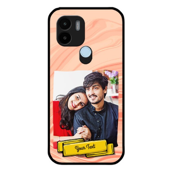 Xiaomi Redmi A2 Plus Personalized Glass Phone Case - Marble Texture Design Xiaomi Redmi A2 Plus Personalized Glass Phone Case - Marble Texture Design