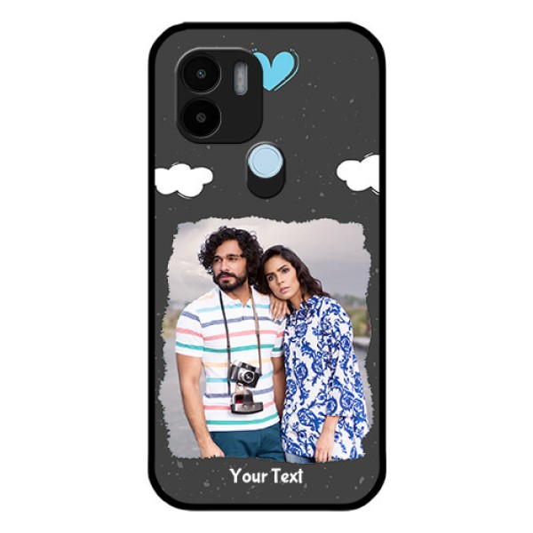 Xiaomi Redmi A2 Plus Custom Glass Phone Case - Splashes with love doodles Design Xiaomi Redmi A2 Plus Custom Glass Phone Case - Splashes with love doodles Design