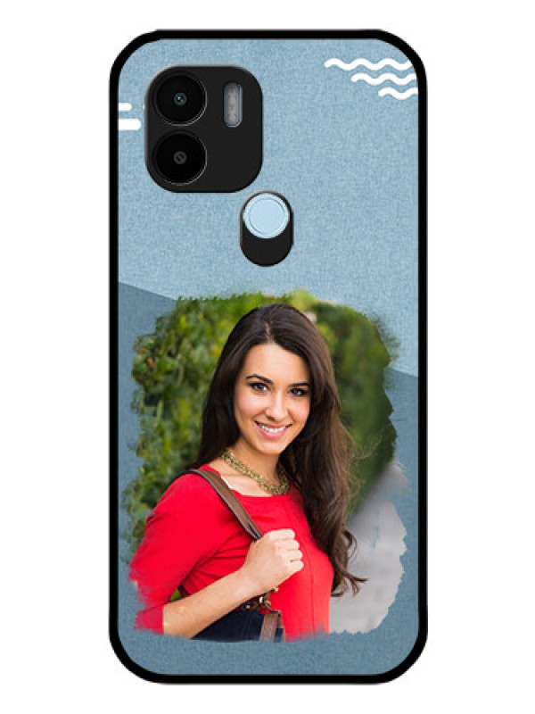 Custom Xiaomi Redmi A2 Plus Custom Glass Mobile Case - Grunge Line Art Design