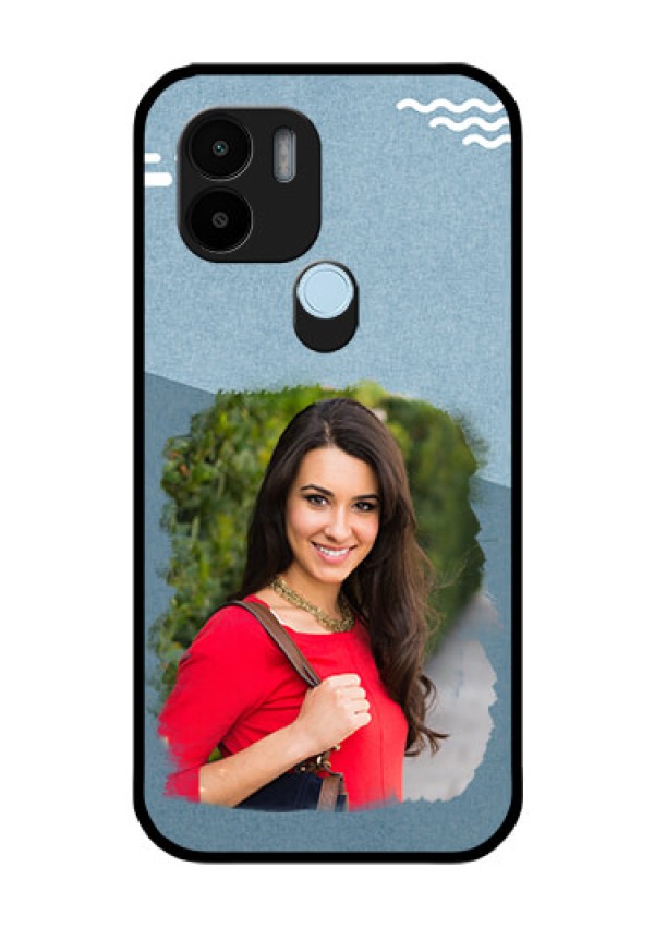 Xiaomi Redmi A2 Plus Custom Glass Mobile Case - Grunge Line Art Design