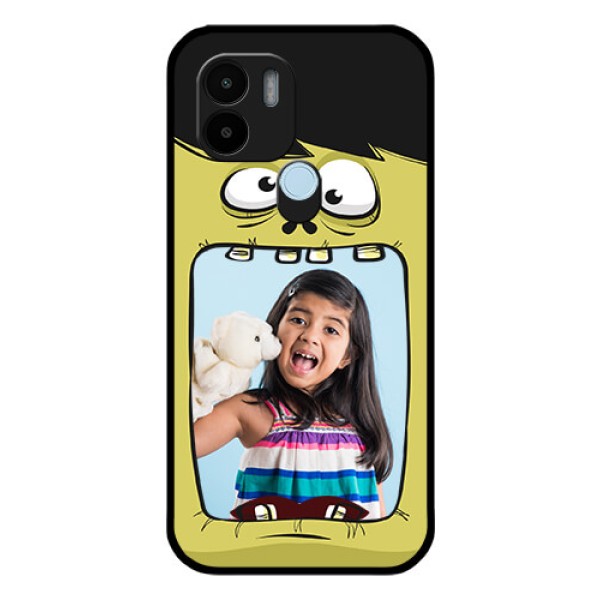 Xiaomi Redmi A2 Plus Personalized Glass Phone Case - Cartoon monster back case Design Xiaomi Redmi A2 Plus Personalized Glass Phone Case - Cartoon monster back case Design