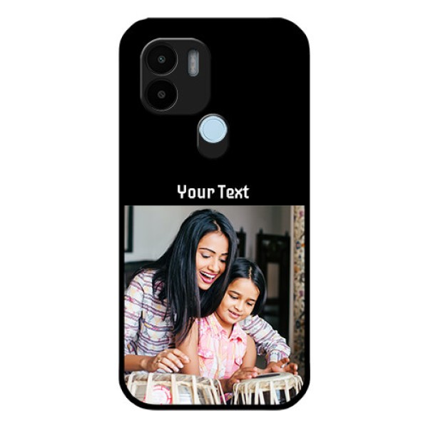 Xiaomi Redmi A2 Plus Photo with Name on Glass Phone Case