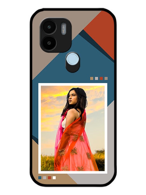 Custom Xiaomi Redmi A2 Plus Personalized Glass Phone Case - Retro color pallet Design