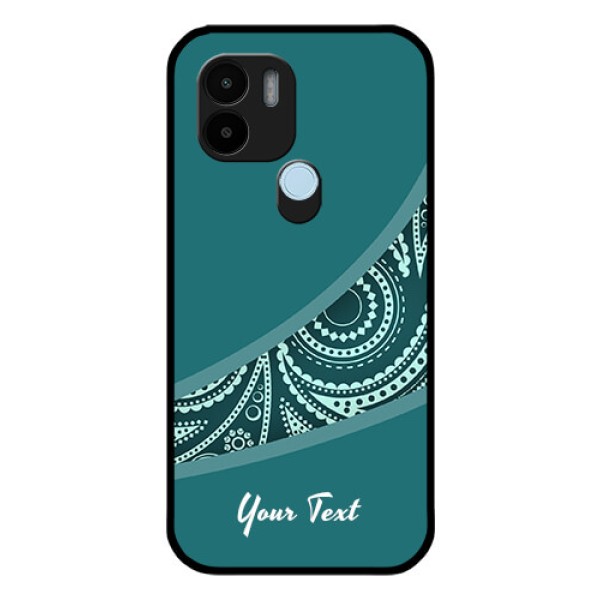 Xiaomi Redmi A2 Plus Photo Printing on Glass Case - semi visible floral Design Xiaomi Redmi A2 Plus Photo Printing on Glass Case - semi visible floral Design