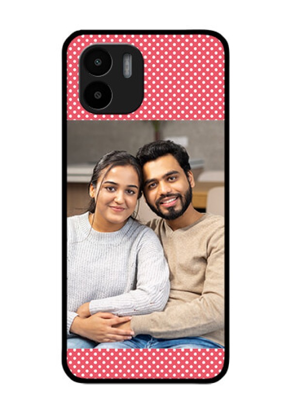 Xiaomi Redmi A2 Custom Glass Phone Case - White Dotted Design