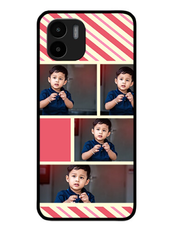 Custom Xiaomi Redmi A2 Personalized Glass Phone Case - Picture Upload Mobile Case Design