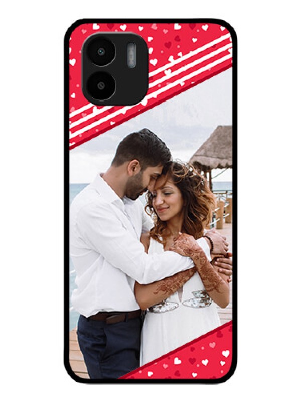 Custom Xiaomi Redmi A2 Custom Glass Mobile Case - Valentines Gift Design