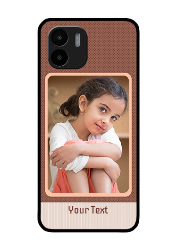 Xiaomi Redmi A2 Custom Glass Phone Case - Simple Pic Upload Design