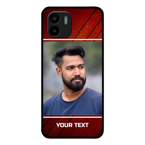 Xiaomi Redmi A2 Personalized Glass Phone Case - Leather Phone Case Design Xiaomi Redmi A2 Personalized Glass Phone Case - Leather Phone Case Design