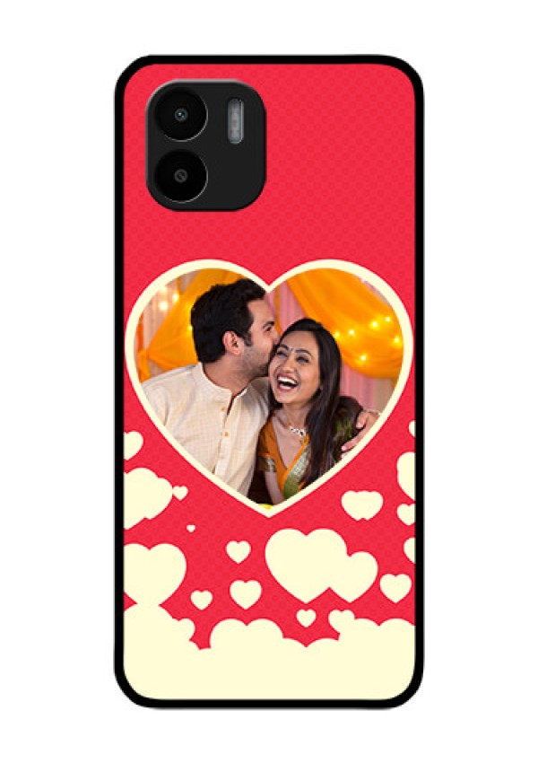 Xiaomi Redmi A2 Custom Glass Mobile Case - Love Symbols Phone Cover Design