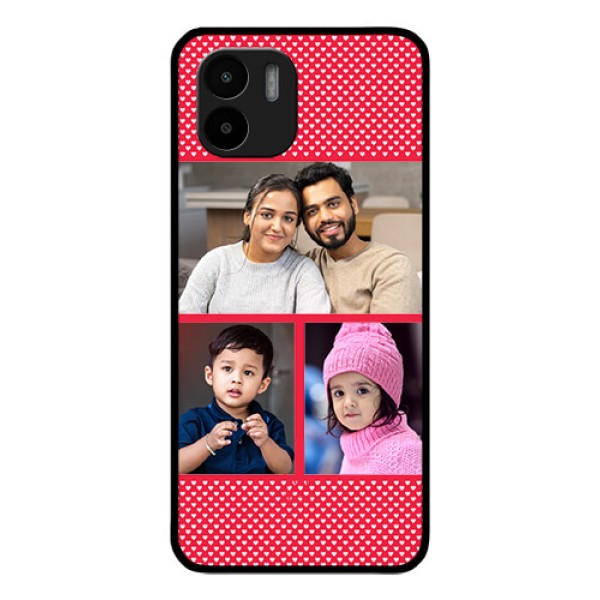 Xiaomi Redmi A2 Personalized Glass Phone Case - Bulk Pic Upload Design Xiaomi Redmi A2 Personalized Glass Phone Case - Bulk Pic Upload Design