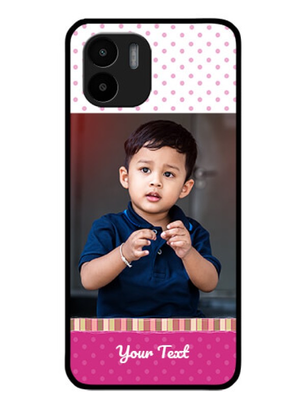 Custom Xiaomi Redmi A2 Photo Printing on Glass Case - Cute Girls Cover Design