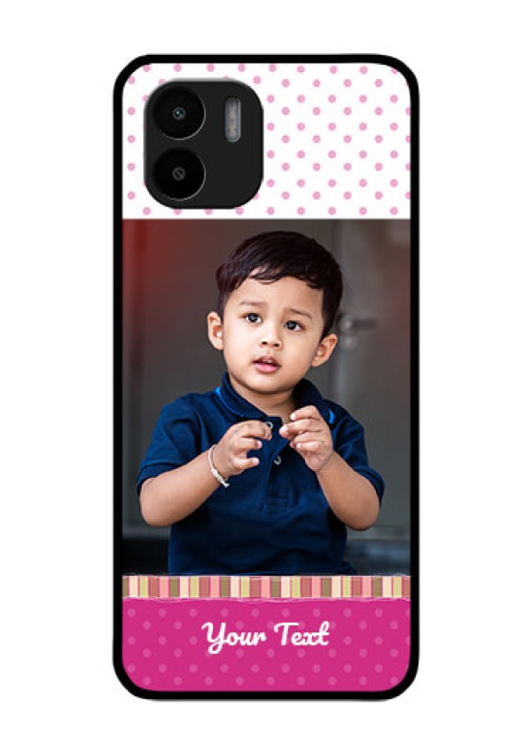 Xiaomi Redmi A2 Photo Printing on Glass Case - Cute Girls Cover Design