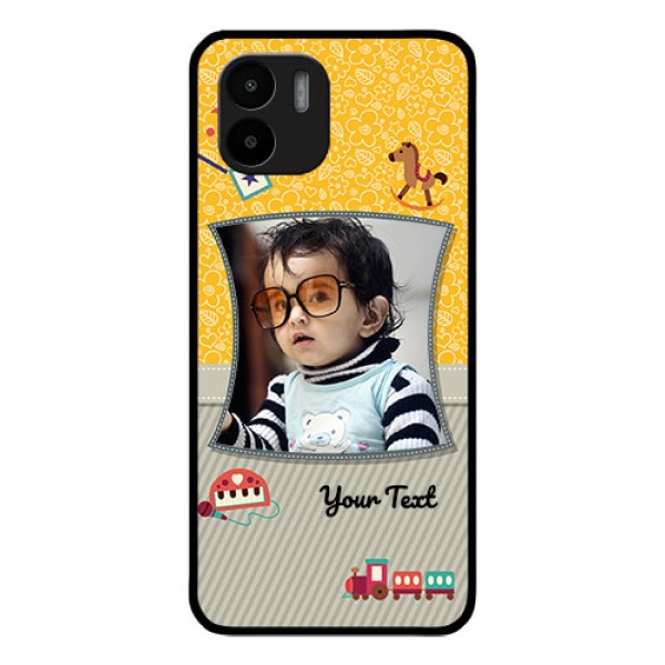 Xiaomi Redmi A2 Personalized Glass Phone Case - Baby Picture Upload Design Xiaomi Redmi A2 Personalized Glass Phone Case - Baby Picture Upload Design