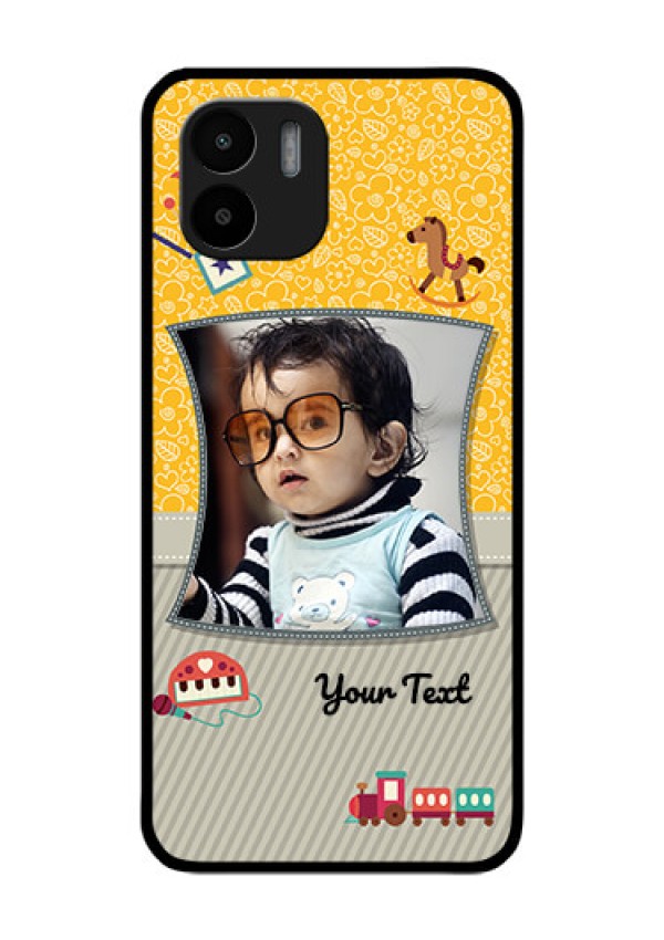 Xiaomi Redmi A2 Personalized Glass Phone Case - Baby Picture Upload Design
