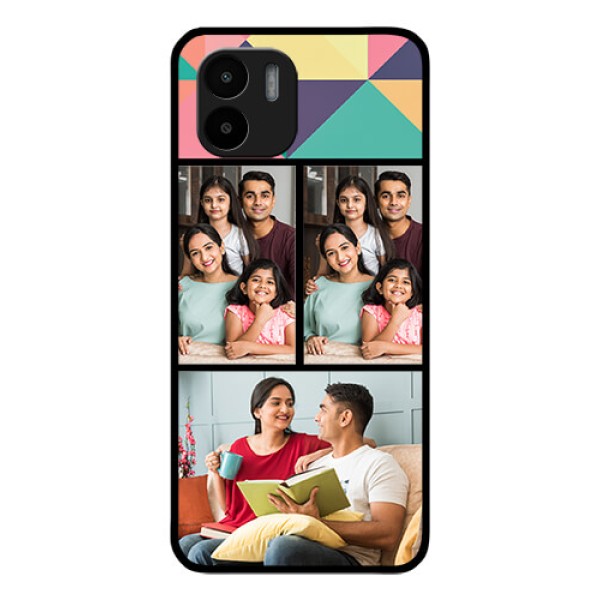 Xiaomi Redmi A2 Custom Glass Phone Case - Bulk Pic Upload Design