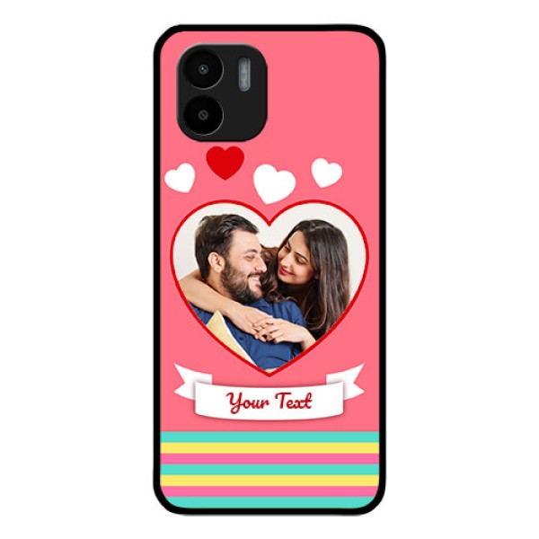 Xiaomi Redmi A2 Photo Printing on Glass Case - Love Doodle Design