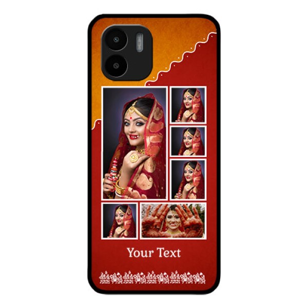 Xiaomi Redmi A2 Personalized Glass Phone Case - Wedding Pic Upload Design Xiaomi Redmi A2 Personalized Glass Phone Case - Wedding Pic Upload Design