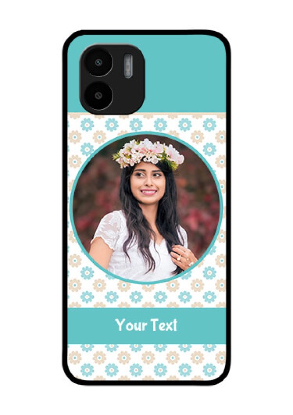 Xiaomi Redmi A2 Custom Glass Mobile Case - Beautiful Flowers Design