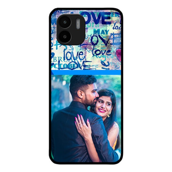 Xiaomi Redmi A2 Custom Glass Mobile Case - Colorful Love Design Xiaomi Redmi A2 Custom Glass Mobile Case - Colorful Love Design