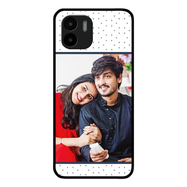 Xiaomi Redmi A2 Personalized Glass Phone Case - Premium Dot Design