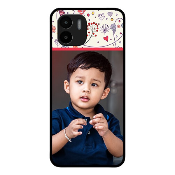 Xiaomi Redmi A2 Custom Glass Mobile Case - Premium Floral Design Xiaomi Redmi A2 Custom Glass Mobile Case - Premium Floral Design