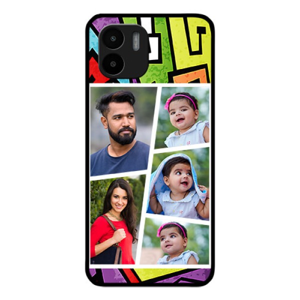 Xiaomi Redmi A2 Custom Glass Phone Case - Graffiti pattern Design