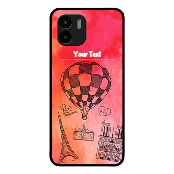 Xiaomi Redmi A2 Custom Glass Phone Case - Paris Theme Design Xiaomi Redmi A2 Custom Glass Phone Case - Paris Theme Design