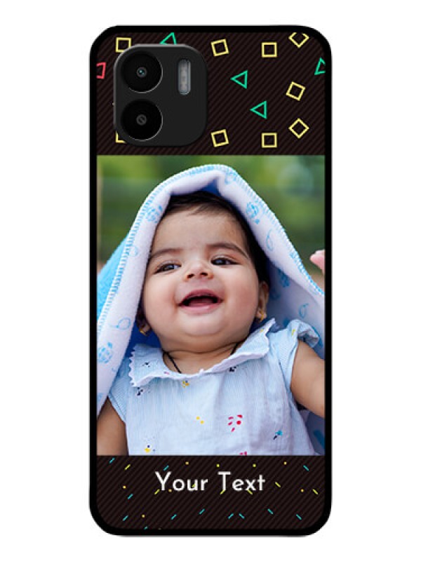 Custom Xiaomi Redmi A2 Custom Glass Phone Case - with confetti birthday design