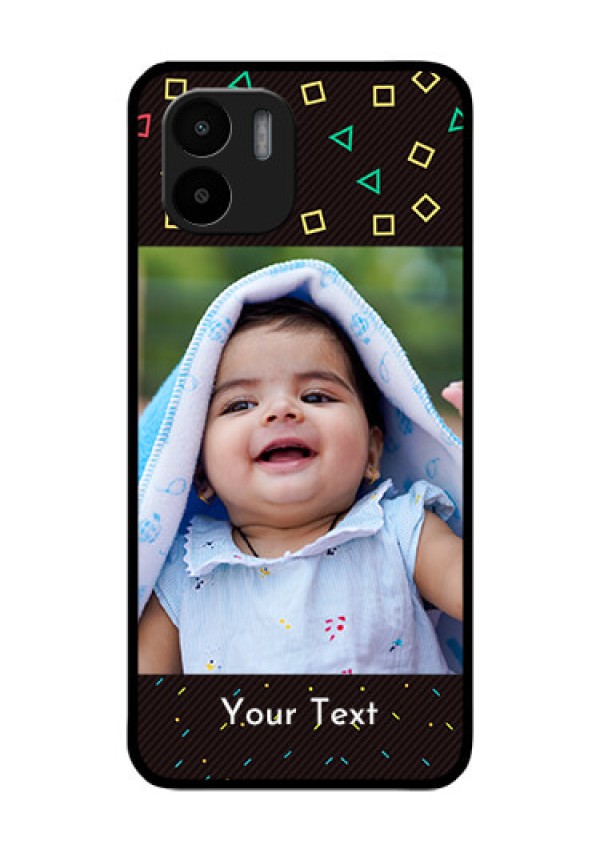 Xiaomi Redmi A2 Custom Glass Phone Case - with confetti birthday design