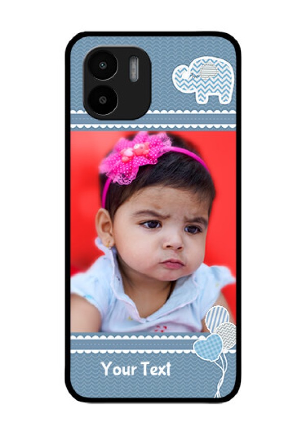 Xiaomi Redmi A2 Photo Printing on Glass Case - with Kids Pattern Design