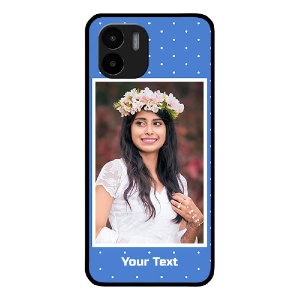 Xiaomi Redmi A2 Photo Printing on Glass Case - Polka dots design
